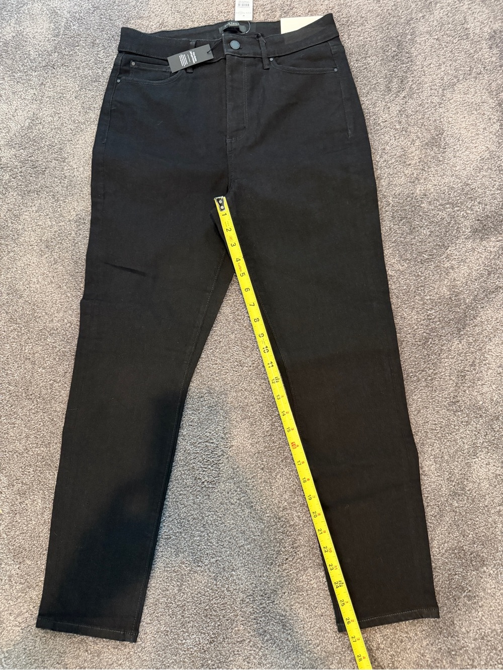 NWT Ann Taylor black curvy skinny jeans